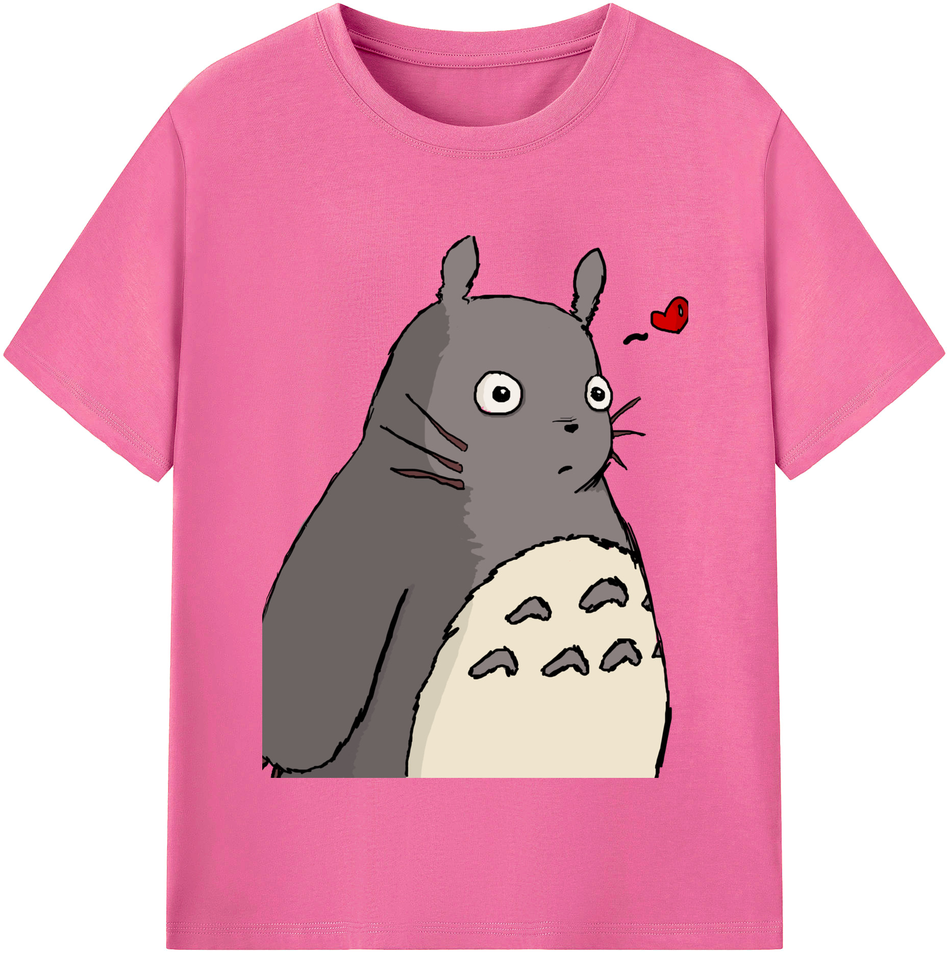 （画像用） となりのトトロ 草壁メイ 草壁サツキ My Neighbor Totoro Satsuki Kusakabe Mei Kusakabe レディースカジュアルプリントTシャツ（綿100％）